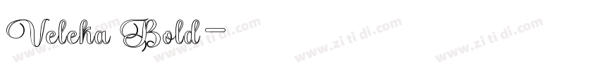 Veleka Bold字体转换